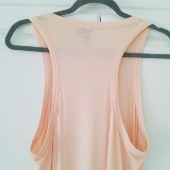NWOT Volcom Peach Racerback Maxi Dress - Picture 4 of 6